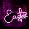 Happy Easter Neon Sign Easter Bunny Neon Light Sign Dimmable LED Signs for Wall Easter Light Up Sign Decoration Easter Rabbit Bunny Neon Wall Sign Decor Gift